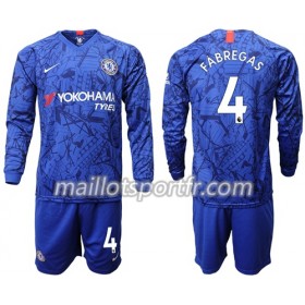 Maillot de Foot Chelsea Fabregas 4 Enfant Domicile 2019/20 ML